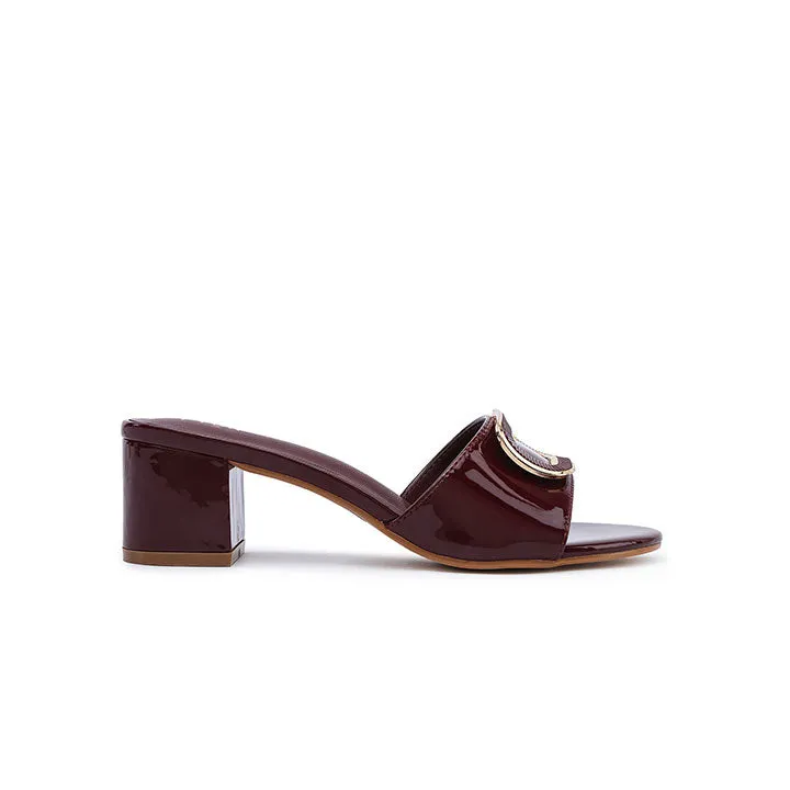 Geometric Brooch Mule HL 225