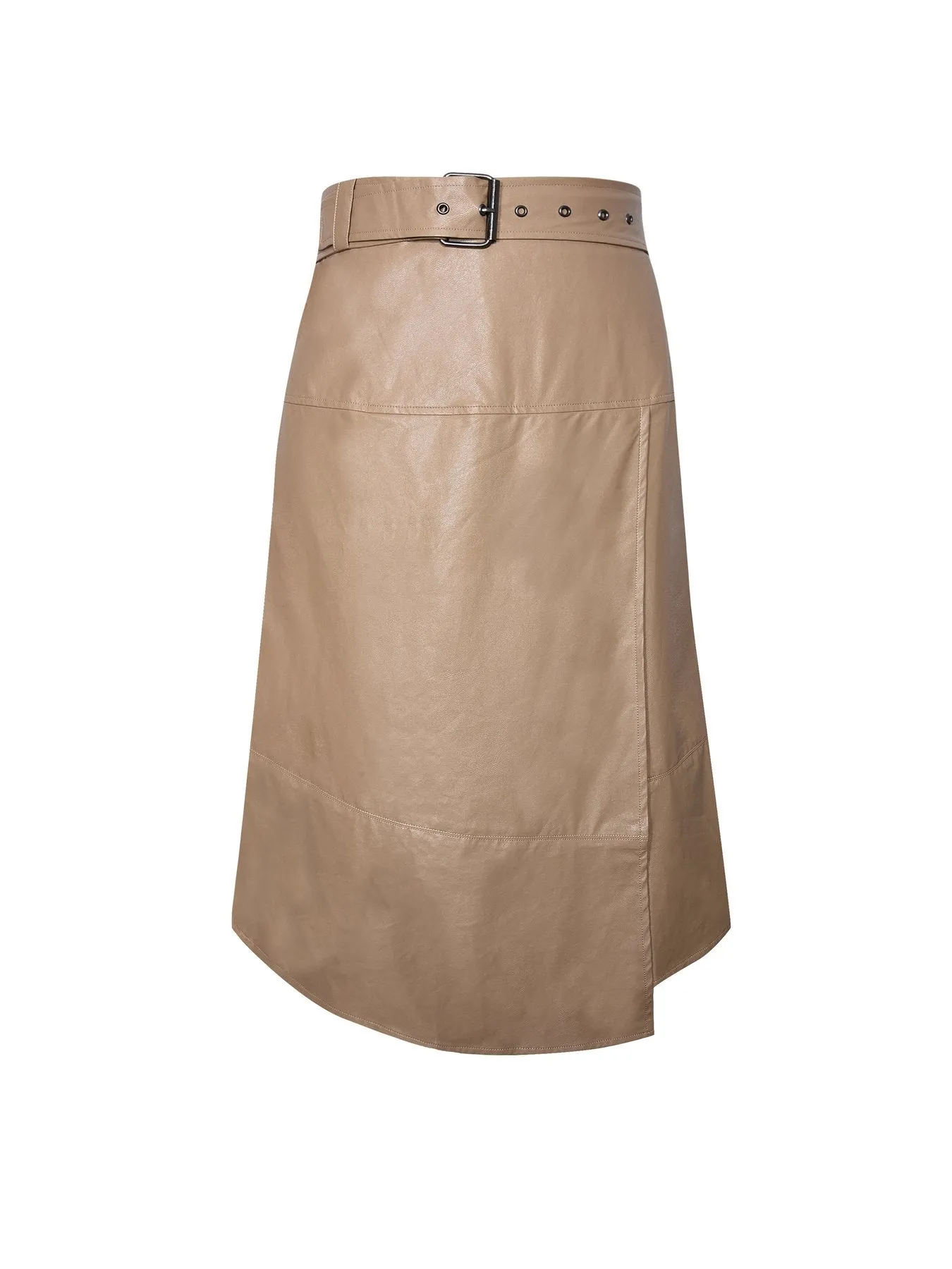 GIANNA FAUX LEATHER SKIRT
