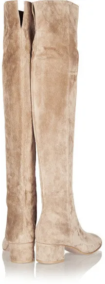 GIANVITO ROSSI 45 suede over-the-knee boots Size 38 1/2  ladies