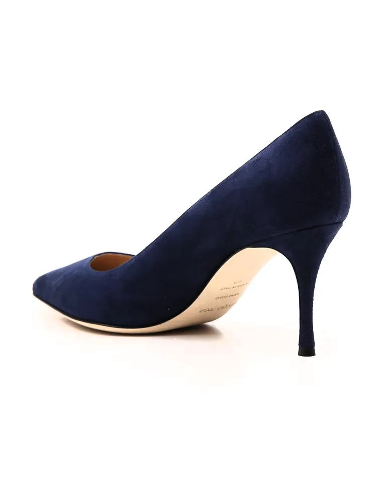 Godiva Black Suede 075 Pump (carryover style)