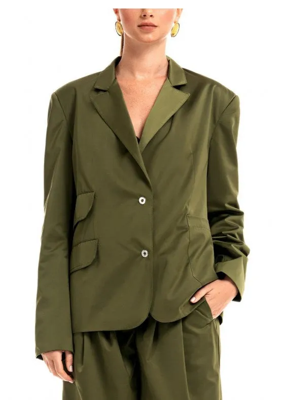 Green Oversized Blazer