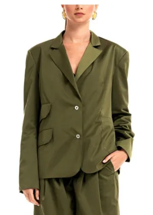 Green Oversized Blazer