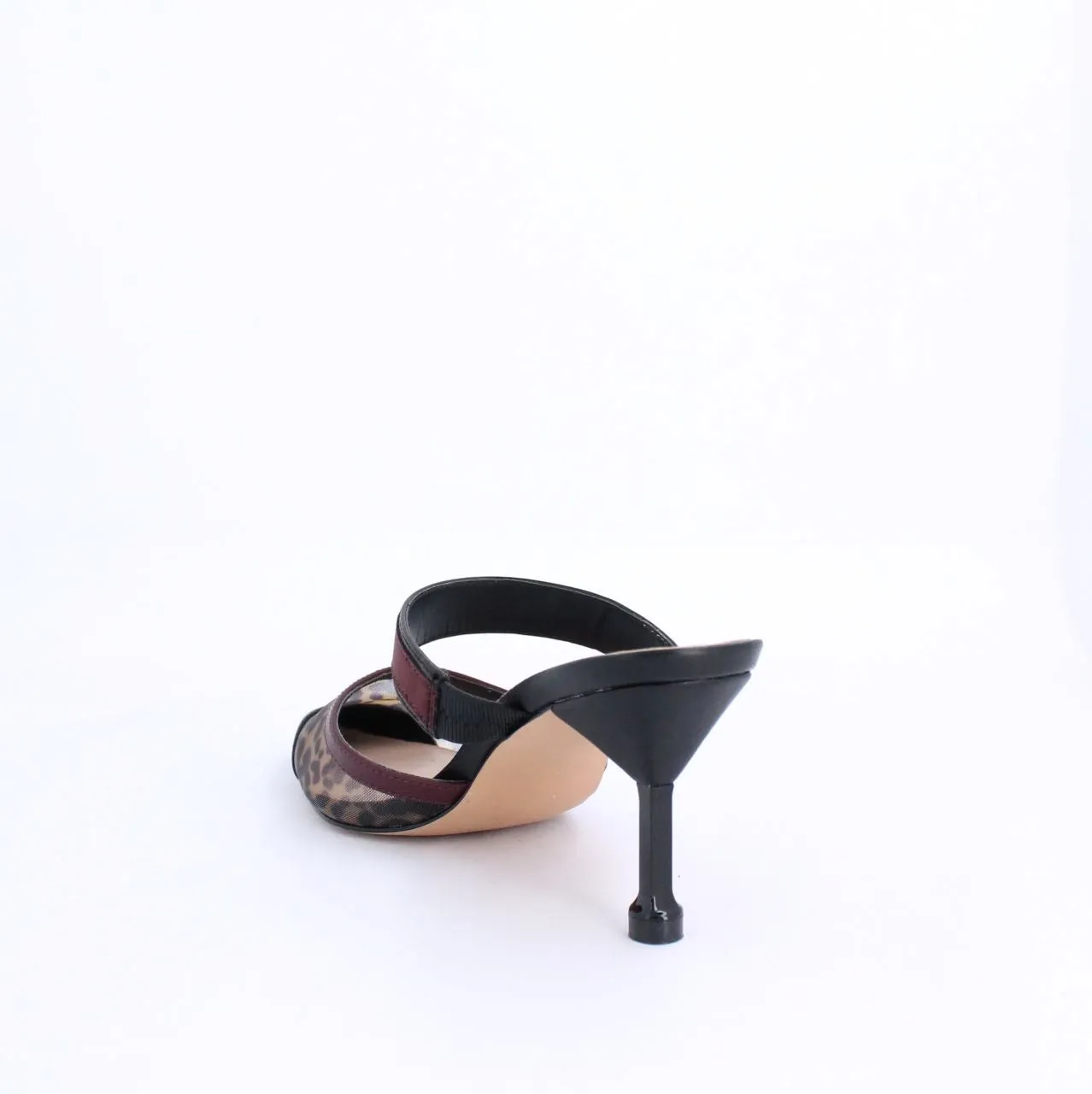 GRETAH MULE HEEL- BURGUNDY