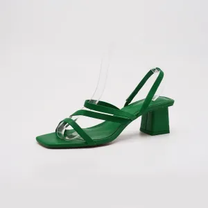 H&M Strappy Block Heel Sandals
