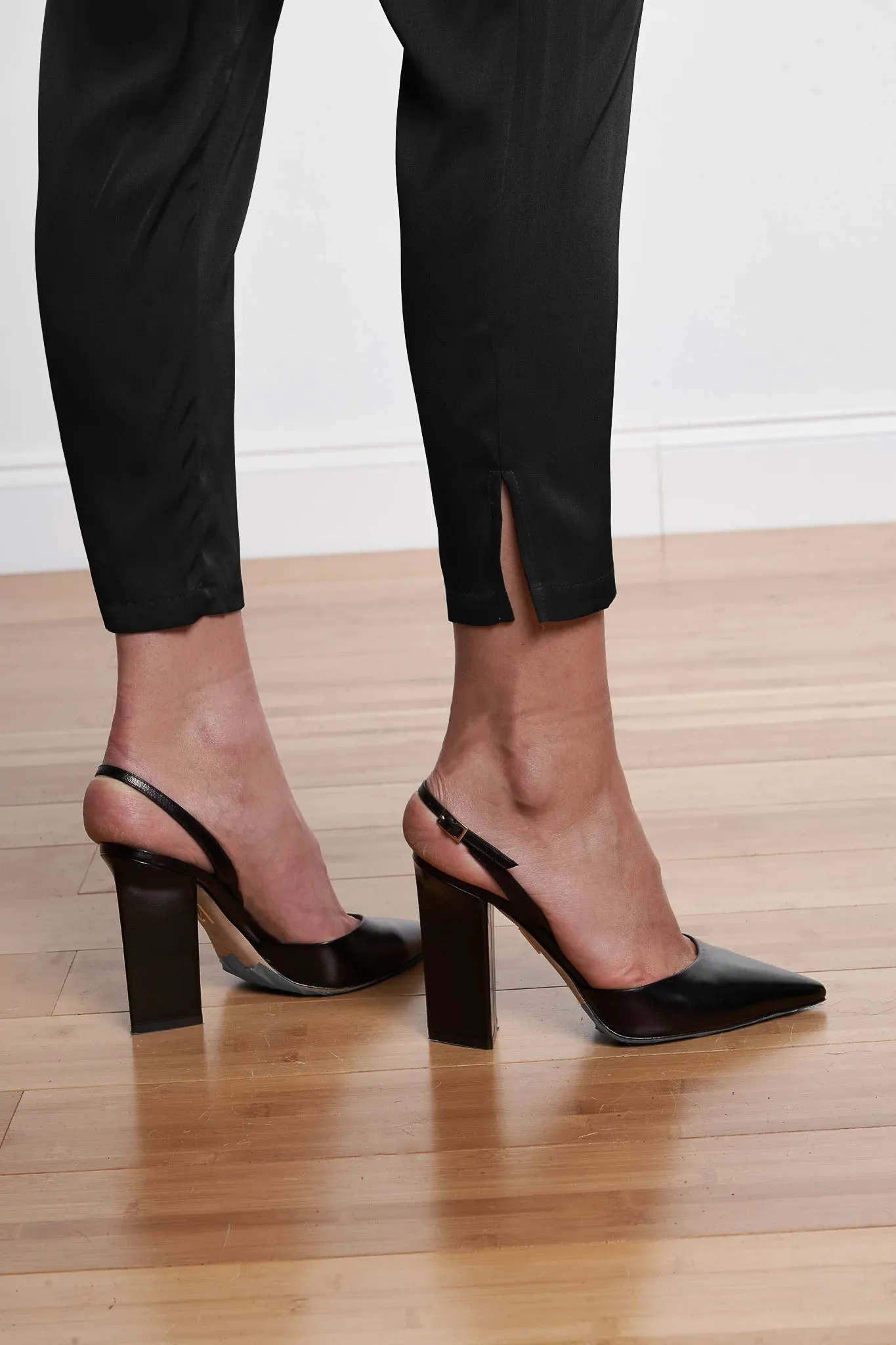 Havana Silk Pants - Black