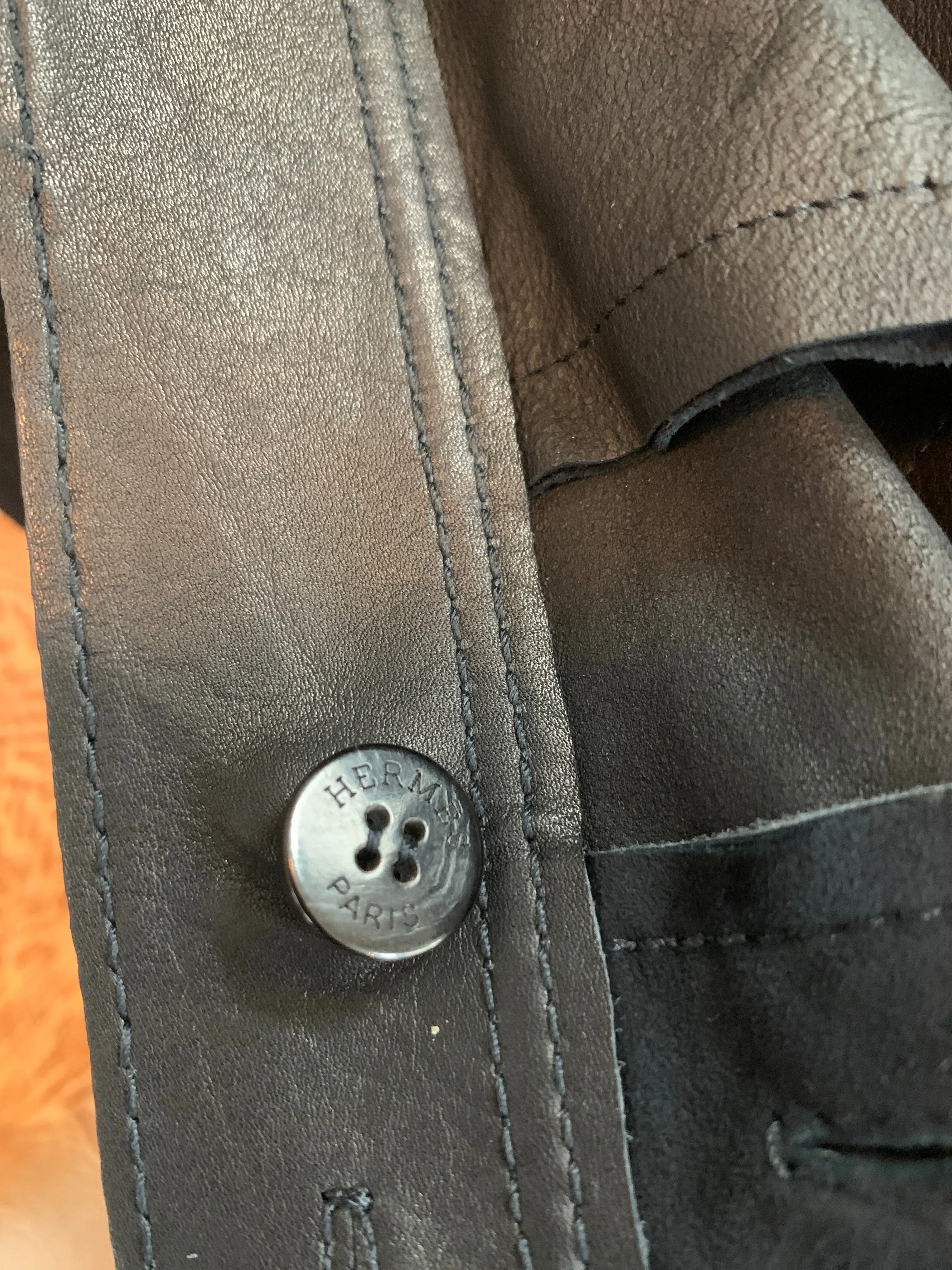 Hermès Suede Skirt