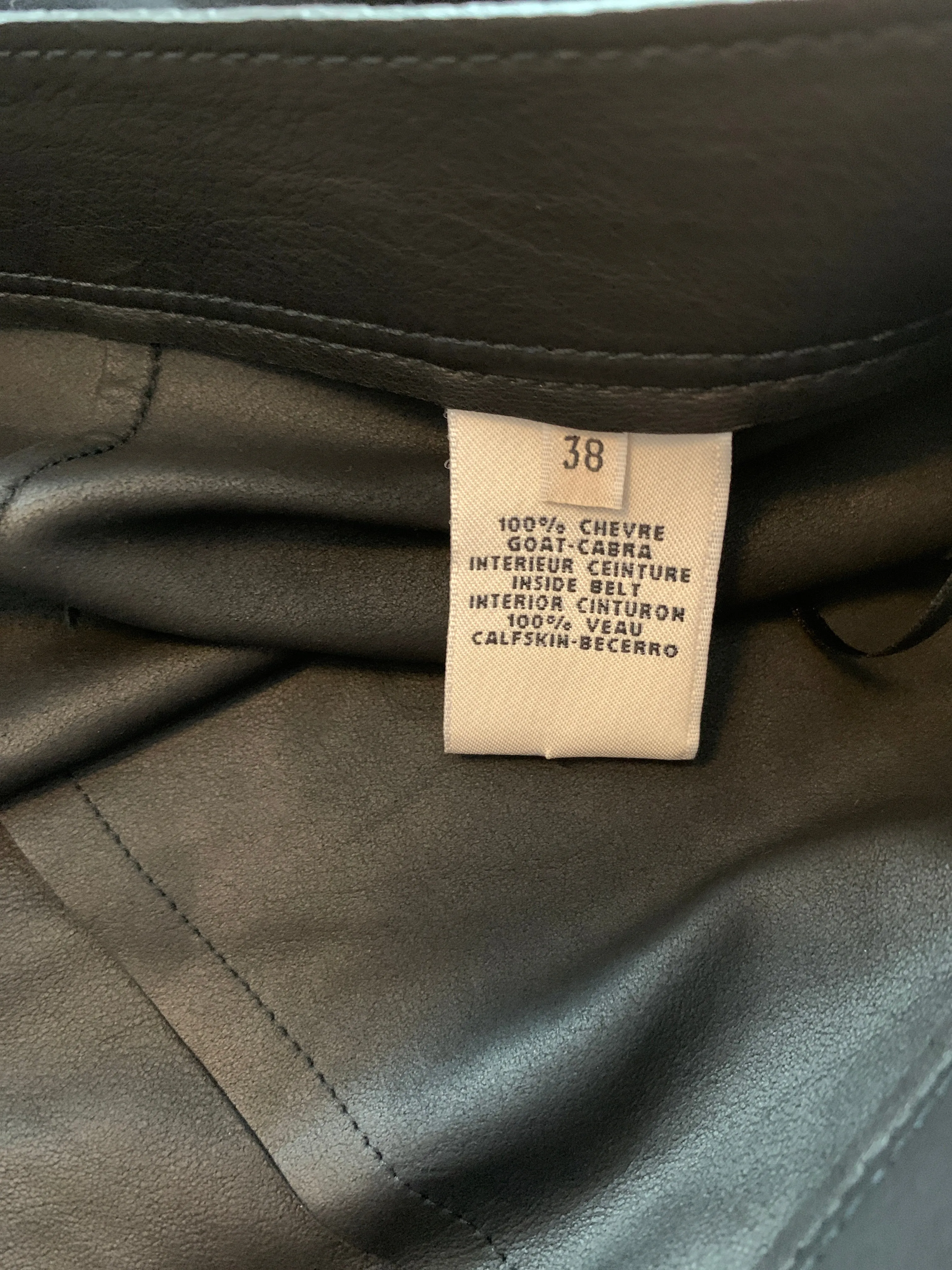 Hermès Suede Skirt