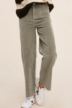 High Rise Corduroy Pants