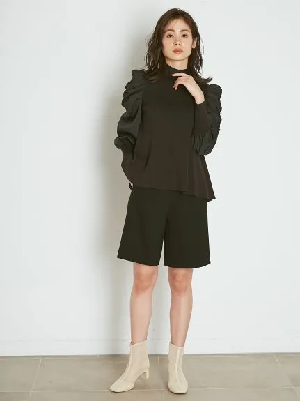 High Waist Knee Length Shorts