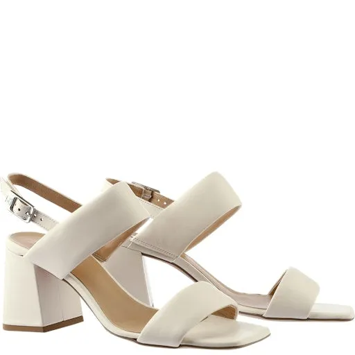 Hogl Creme Strap Block Heel Sandal|910650012