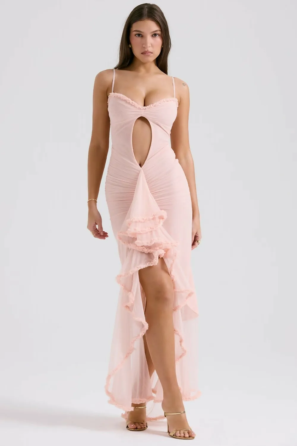 House of CB Gabriella Gown - Soft Peach