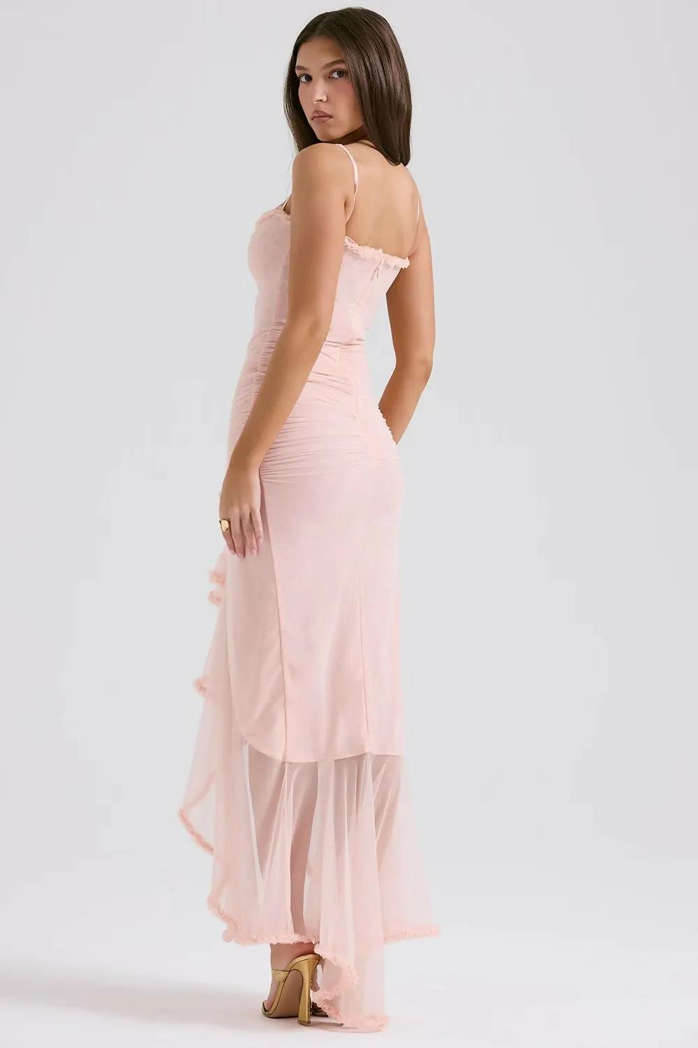 House of CB Gabriella Gown - Soft Peach
