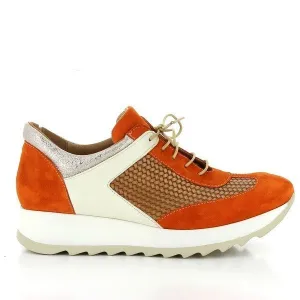Igualados 2321 Orange & White Sneakers