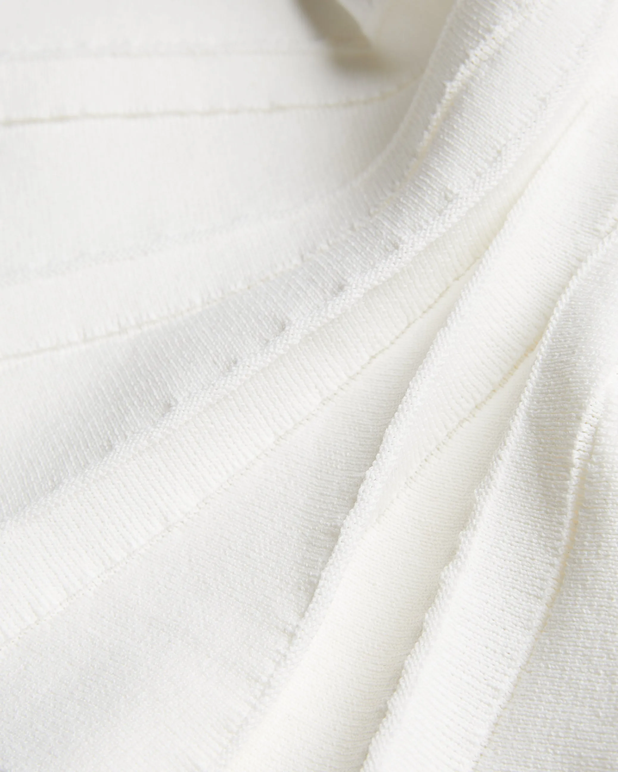Iivanna Crew Neck Fluted Sleeve Knit Top Ivory