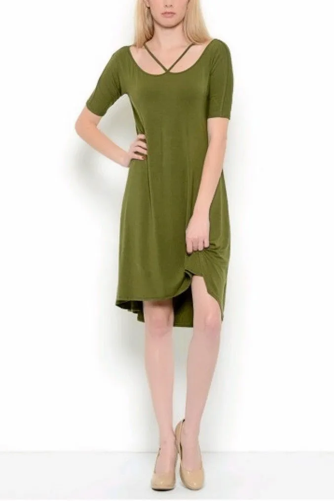 In the City Scoopneck Sun Dress