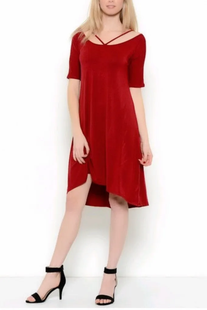 In the City Scoopneck Sun Dress