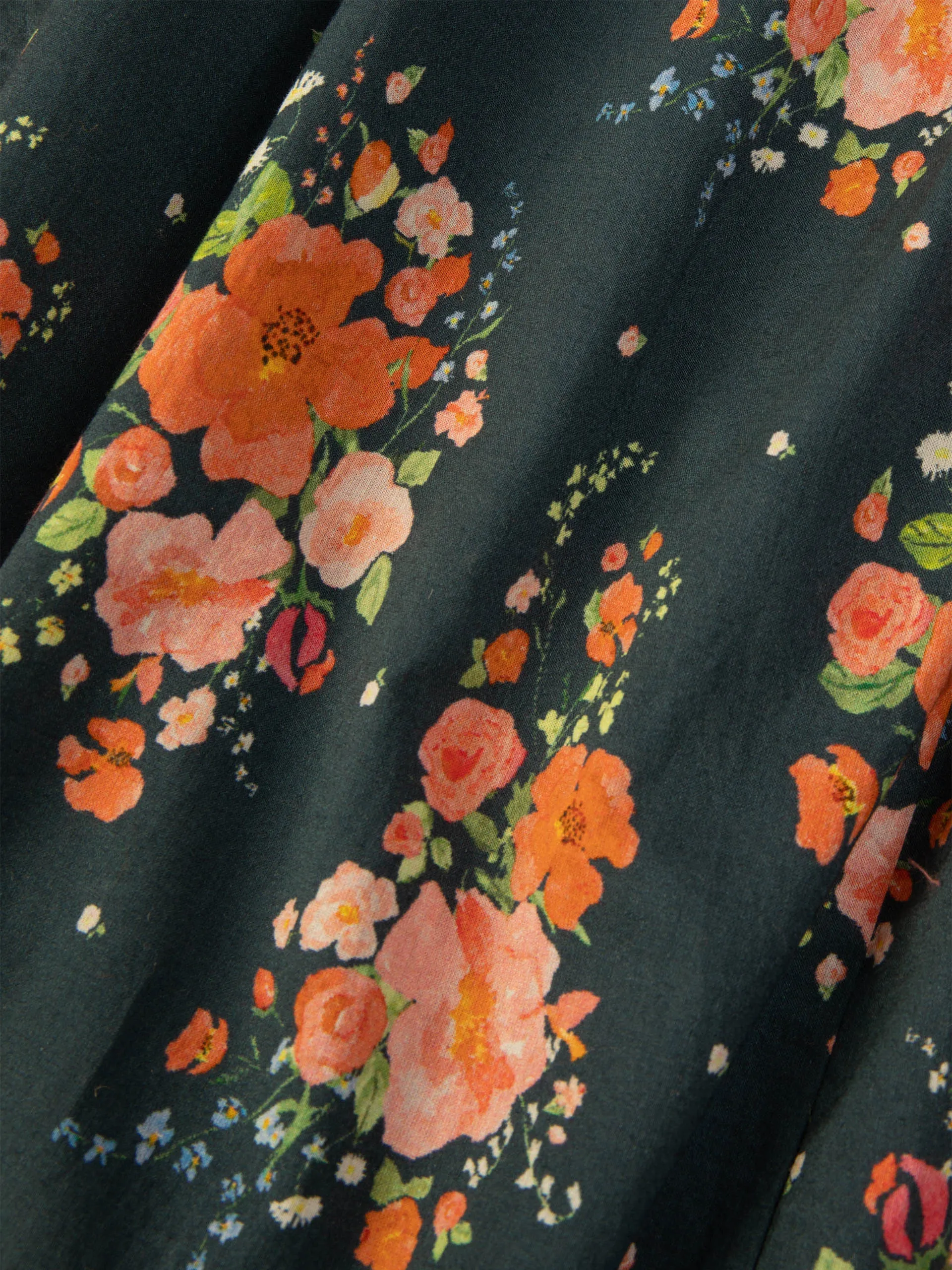 Indigo bouquet Theodora dress