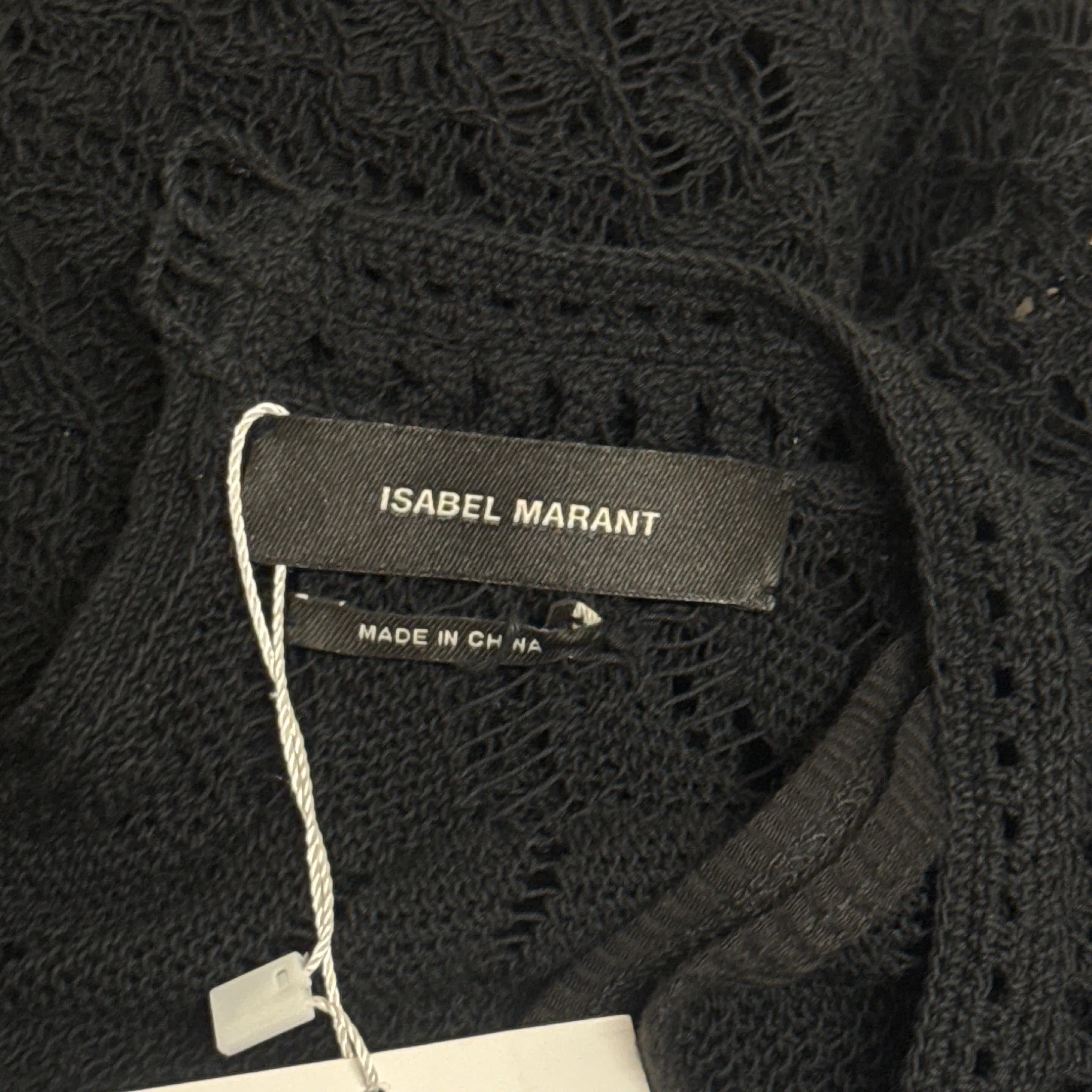Isabel Marant Black Lace Dress