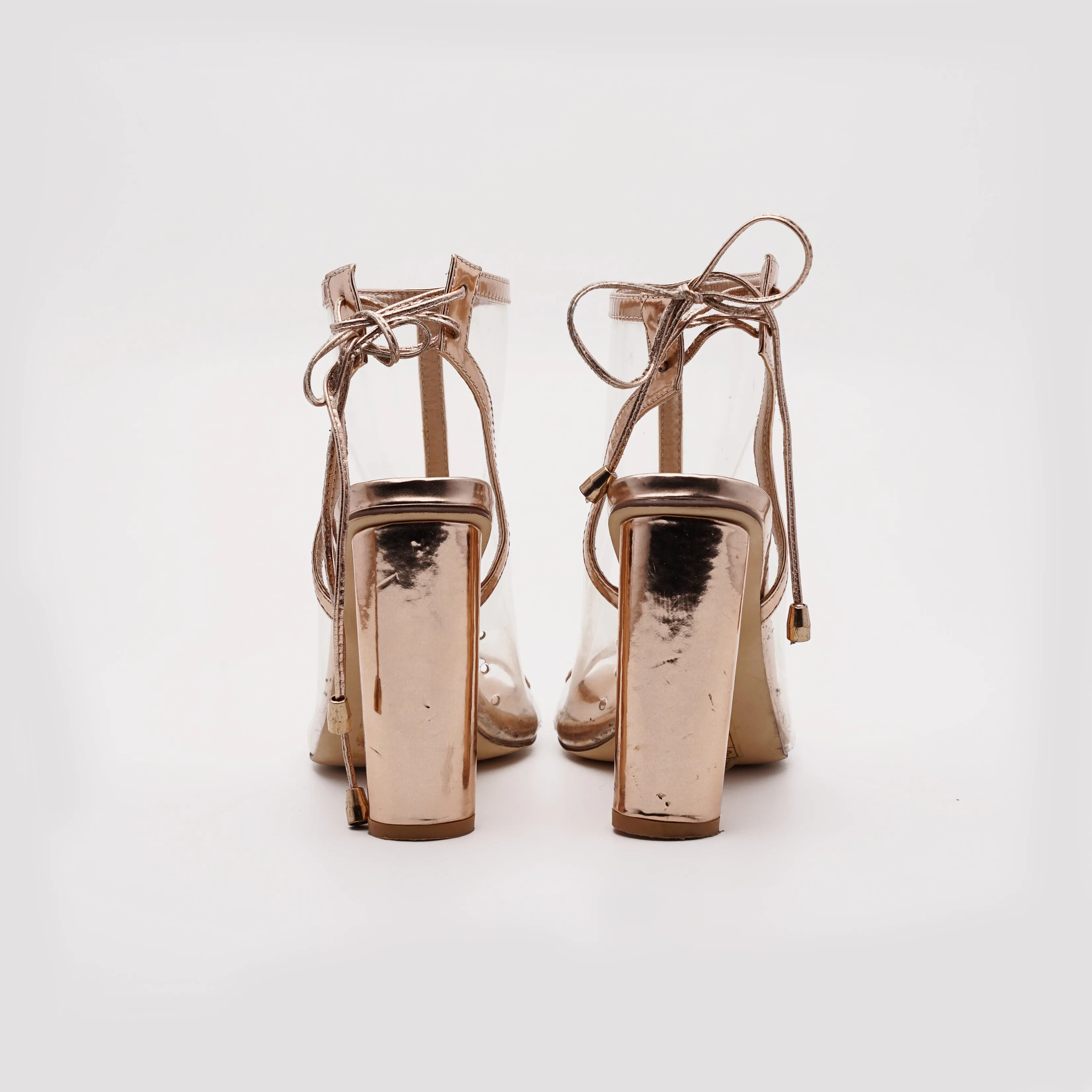 JDwillians Crystal Block Strap heel
