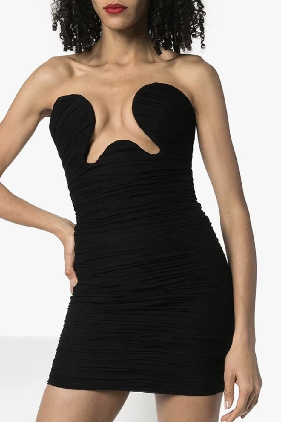Jessica Bara Aaliyah Strapless Mini Dress As Seen On Giulia Nati