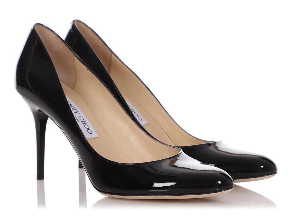 Jimmy Choo Black Patent Pumps