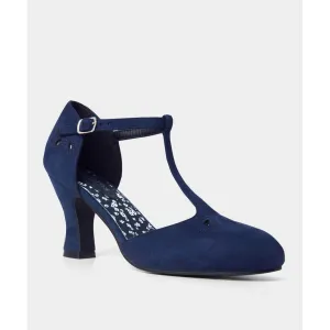 Joe Browns Sweet Escape NAVY T Bar Shoes KC282A