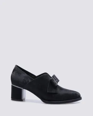 JOJO HEELS BLACK VELVET