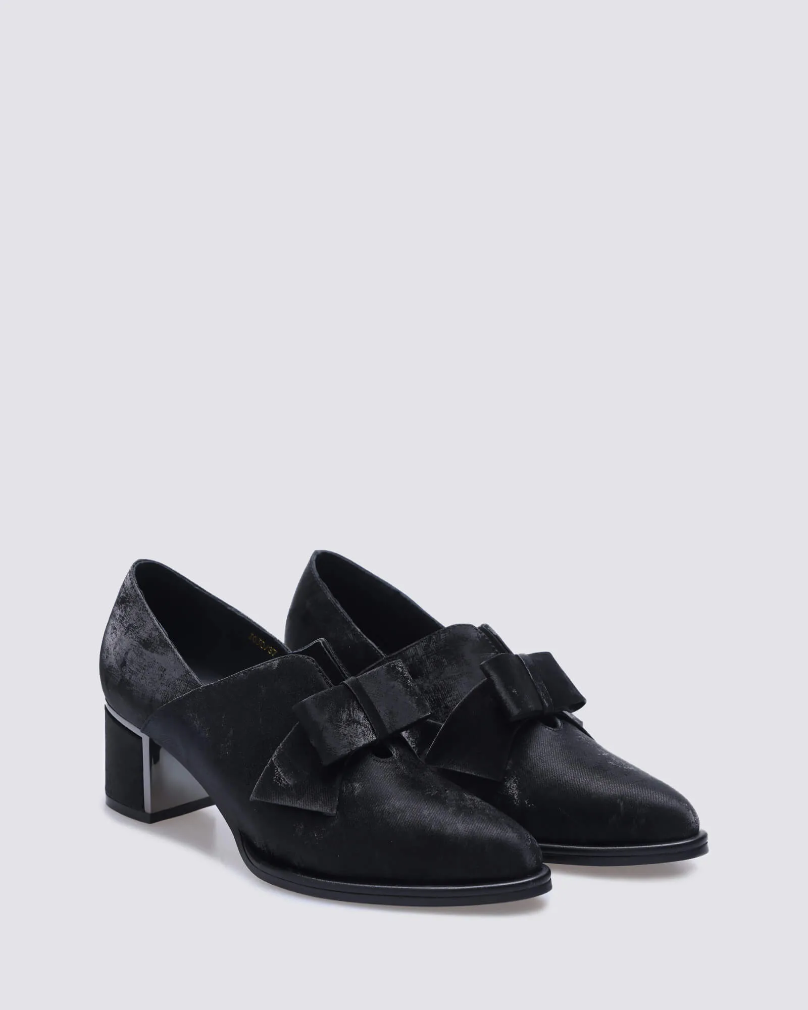 JOJO HEELS BLACK VELVET