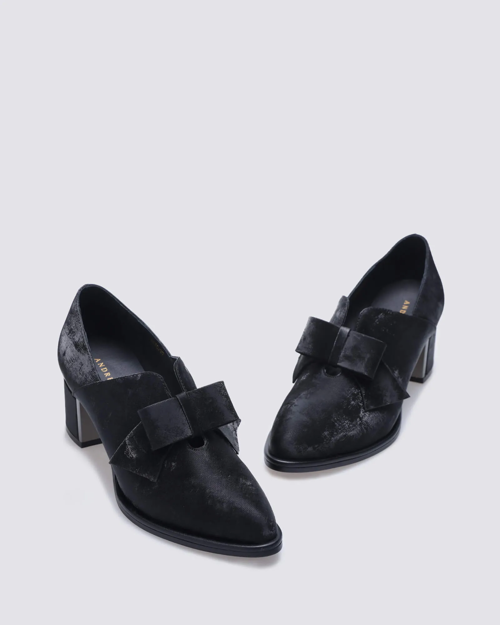 JOJO HEELS BLACK VELVET