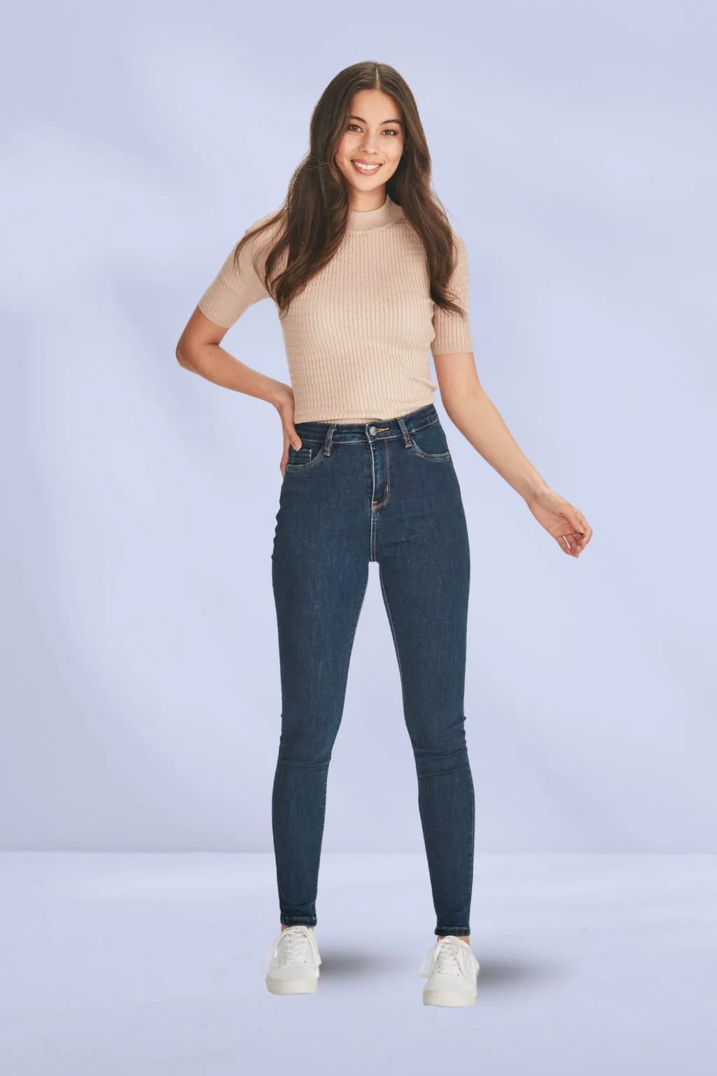 Junkfood Bowie Ankle Grazer Jeans Indigo