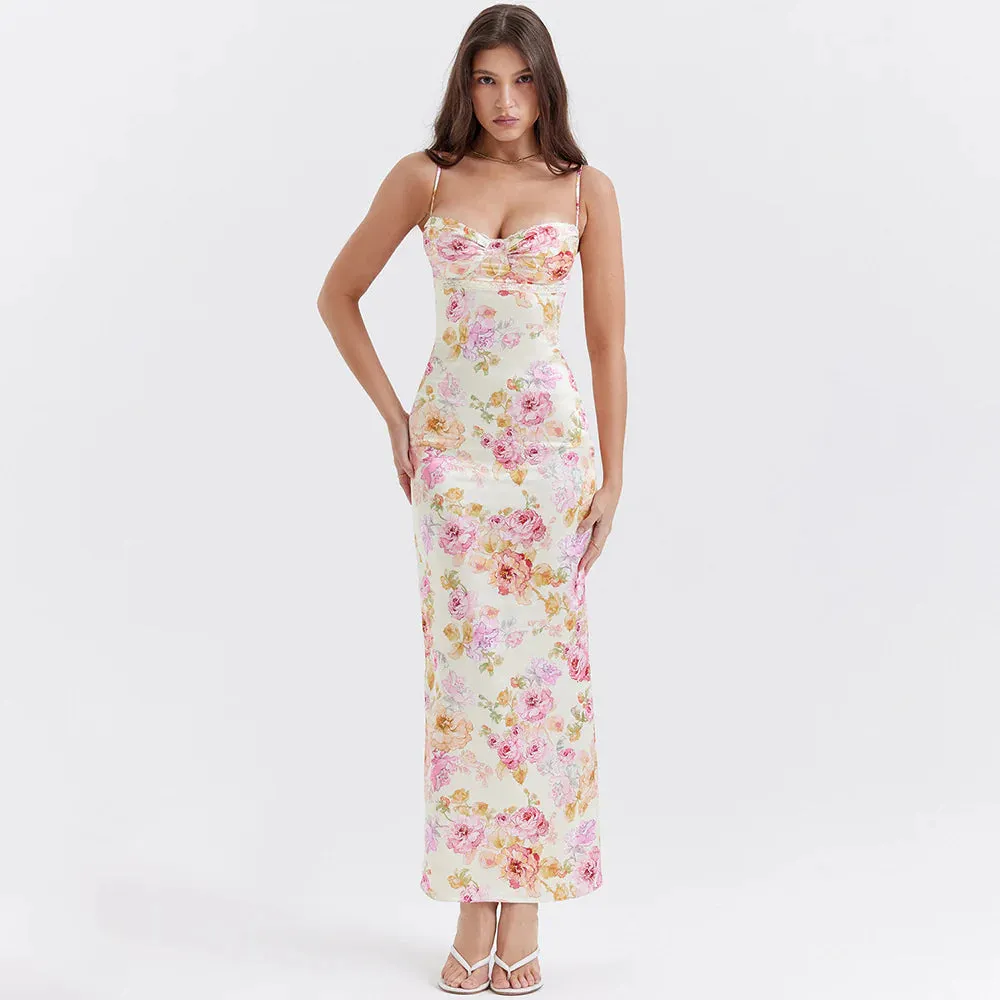 KAAL Silky Floral Dress