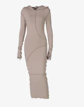 Khaki Patchwork Dress - Bodycon Gothic Goblincore Cyberpunk Clothing Dark Academia Cyber Fashion Edgy Clothing Alt Clothing Egirl Y2k Top Grunge