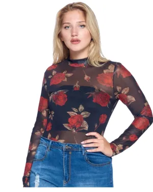 Kiss From A Rose Body Suit-CURVES