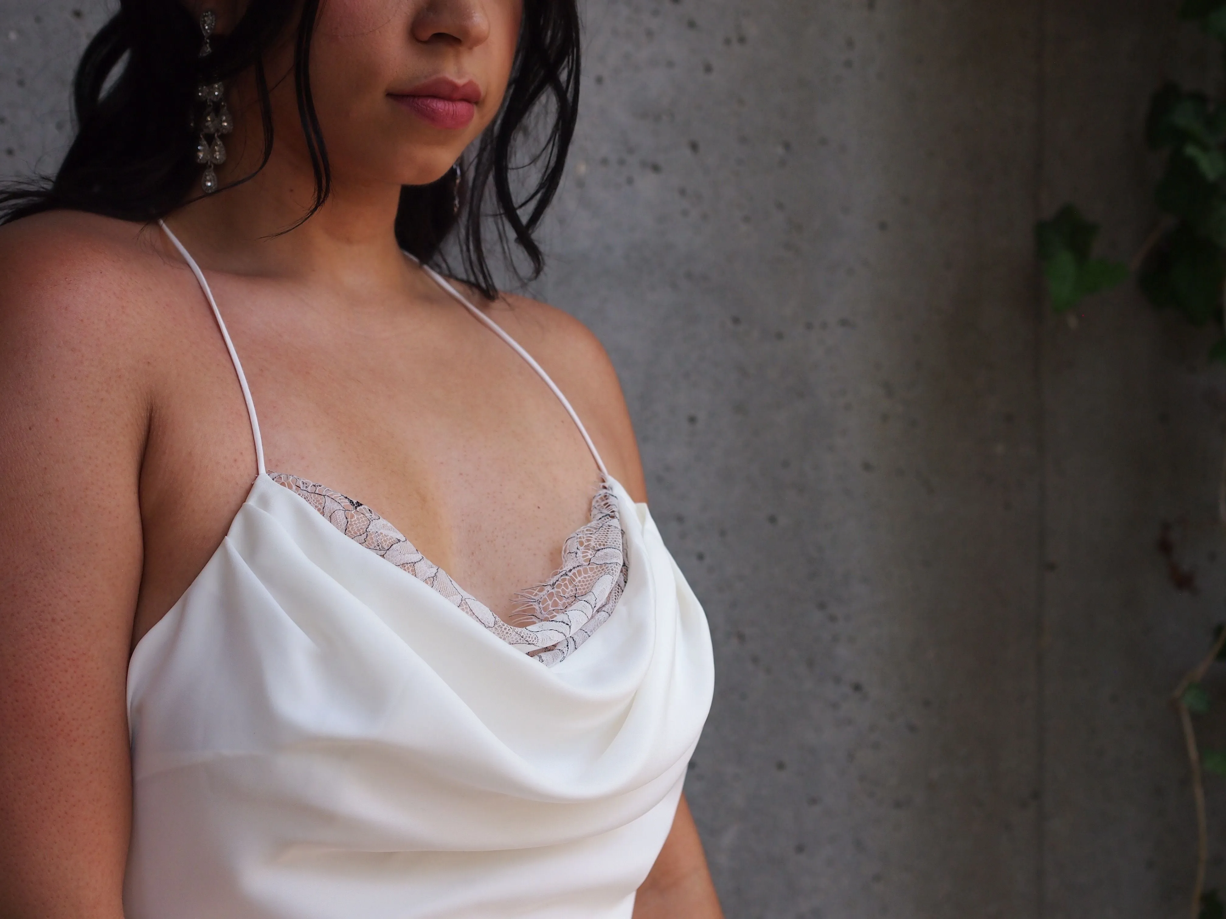 La Paz Lace Maxi Slit Dress