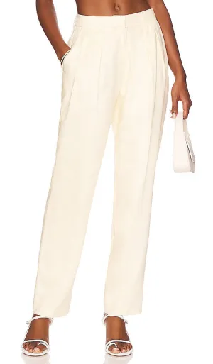 L'Academie Adana Trouser in Ivory