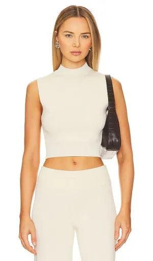 L'Academie Ria Knit Tank in White