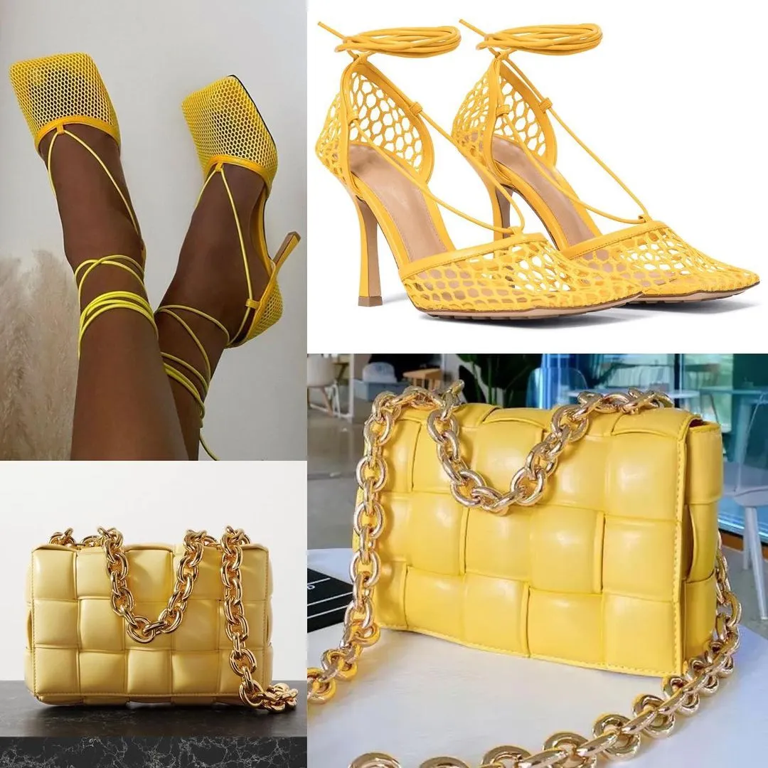 Lace Up Mesh High Heels