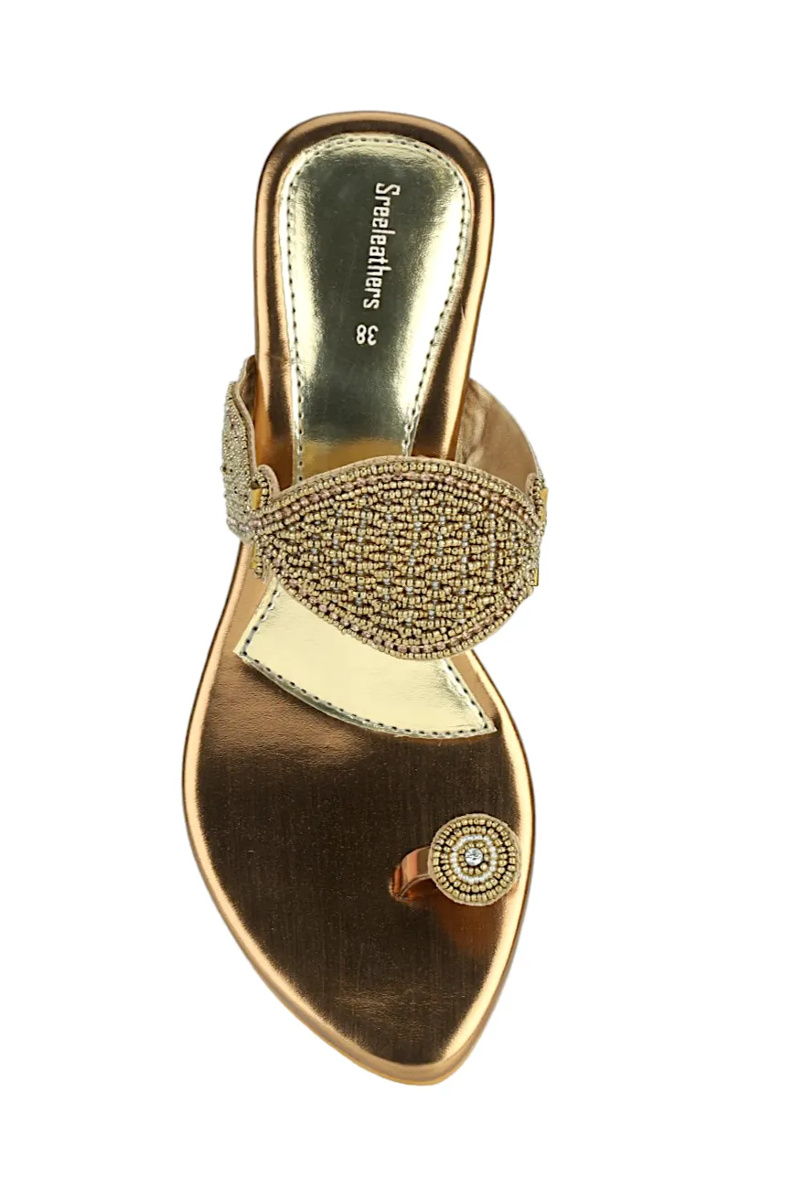 Ladies fancy heel chappal 994965