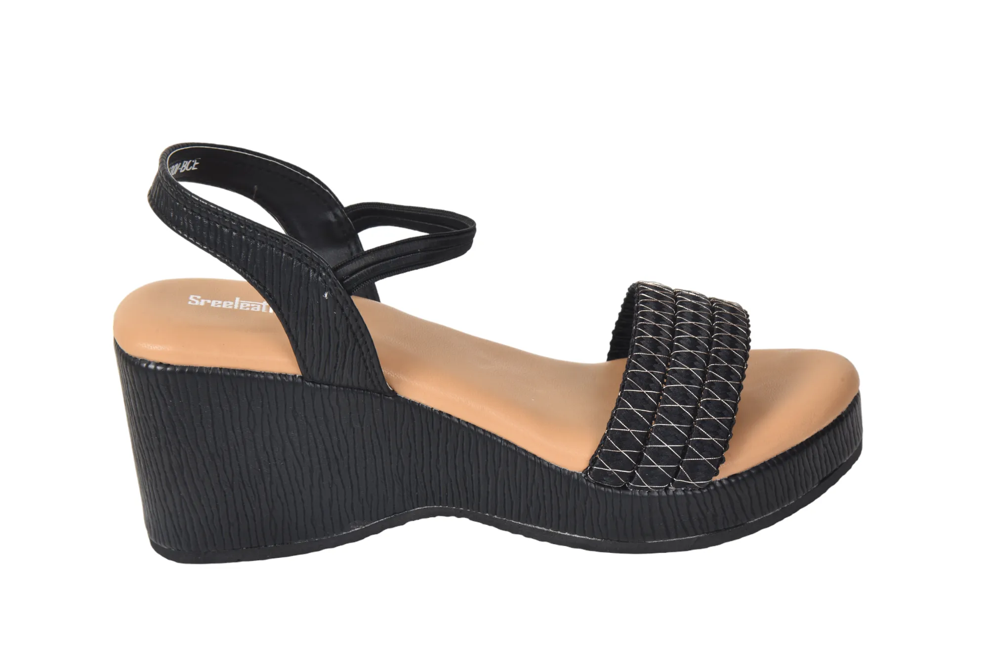 LADIES FANCY HEEL SANDAL 57708