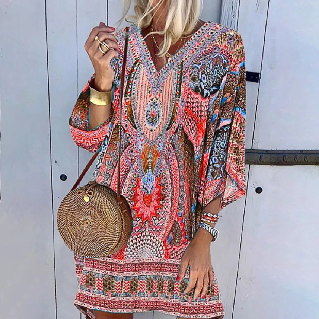 Layla Summer V-Neck Dress