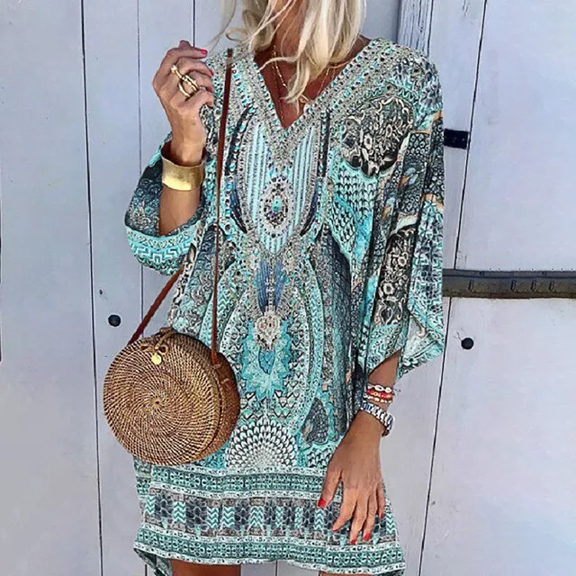 Layla Summer V-Neck Dress