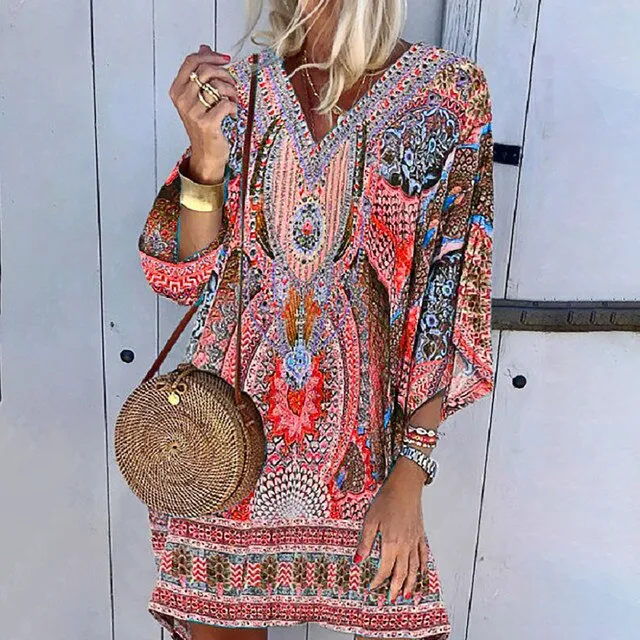 Layla Summer V-Neck Dress