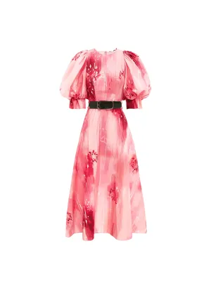 LEO LIN - Clementine Puff Sleeve Midi