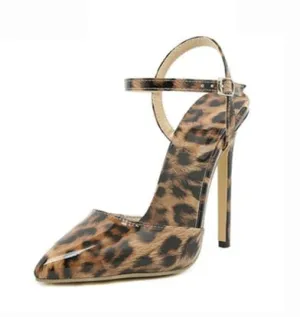 Leopard Print Pointed Toe Pump