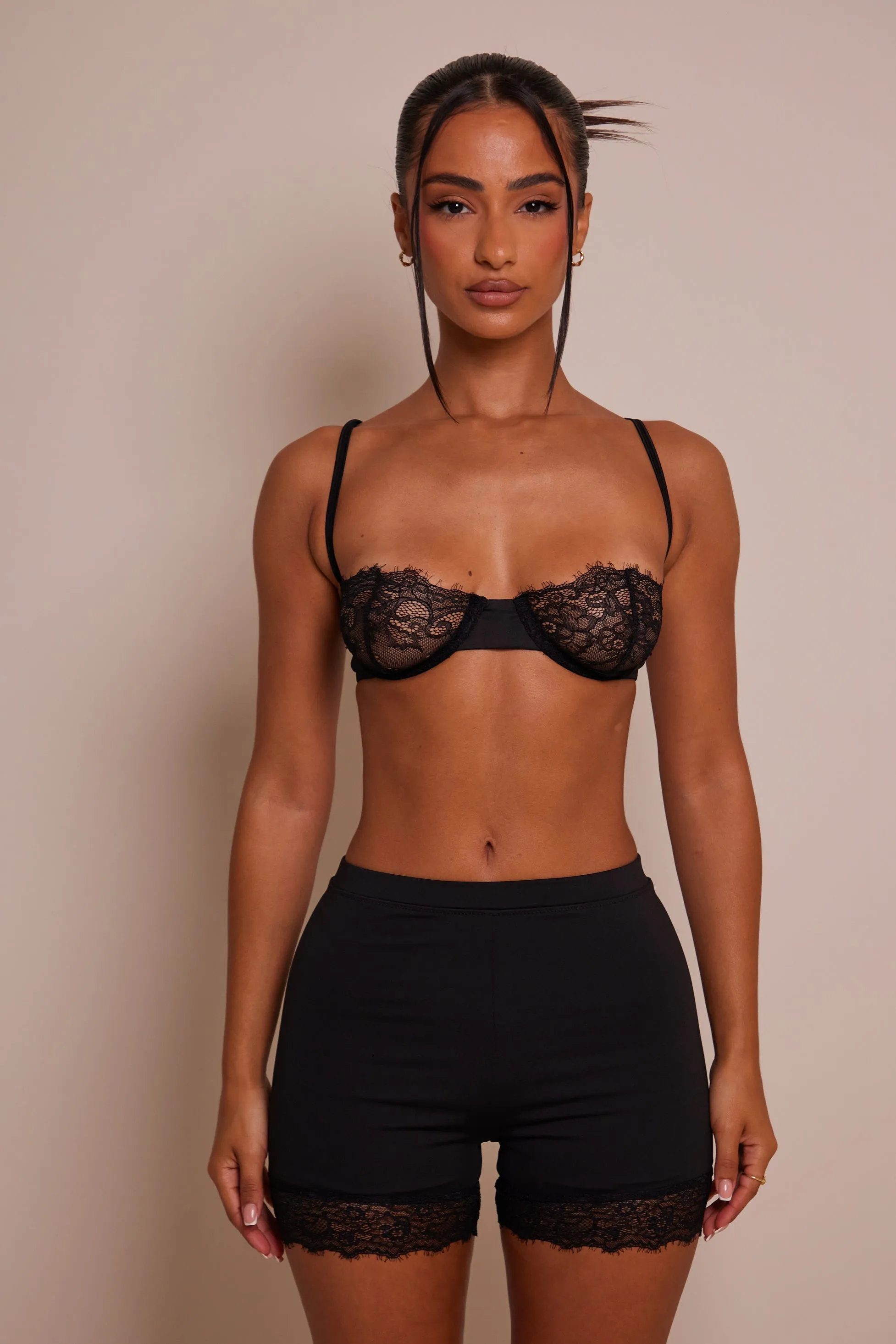 Little Black Lace Set