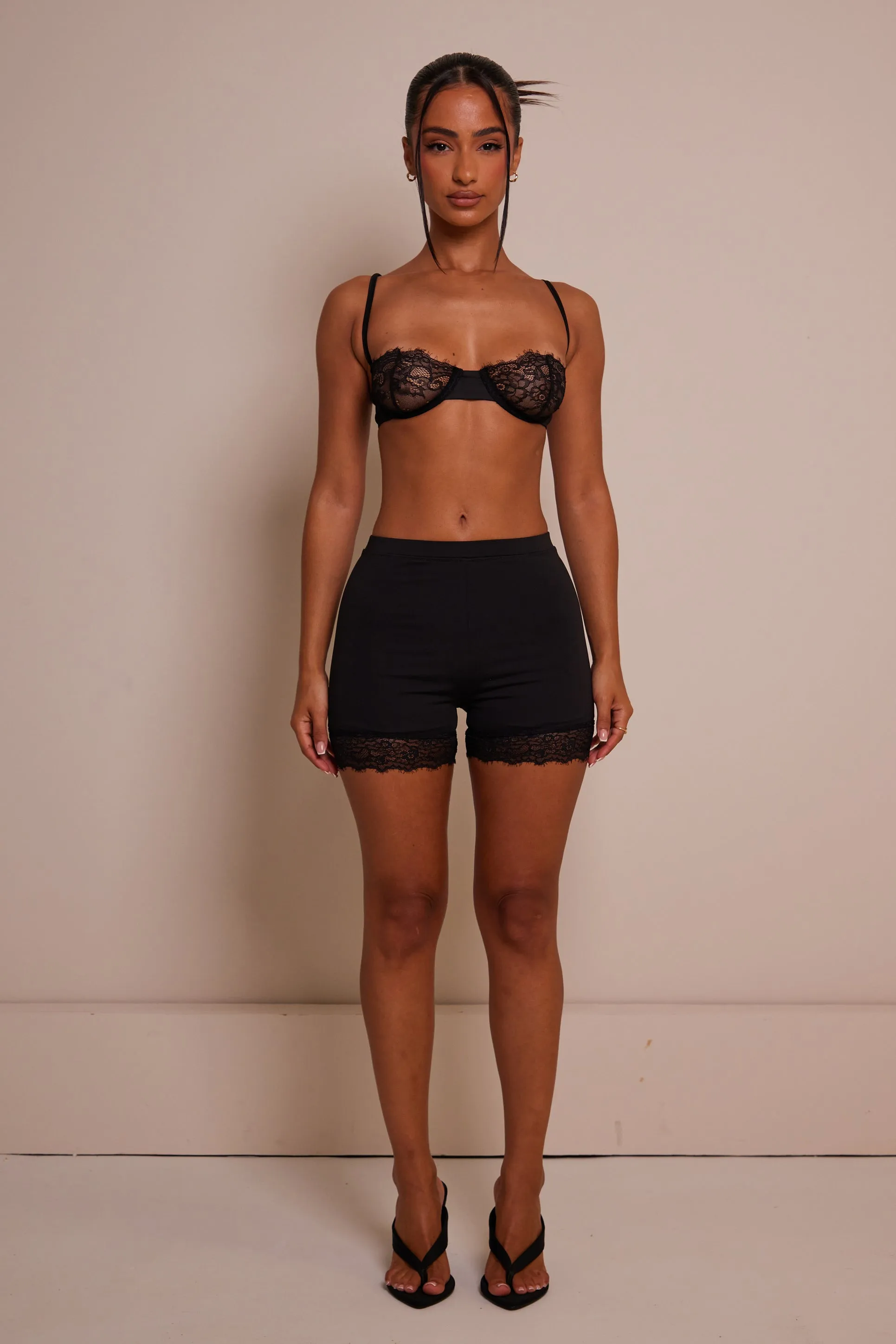 Little Black Lace Set