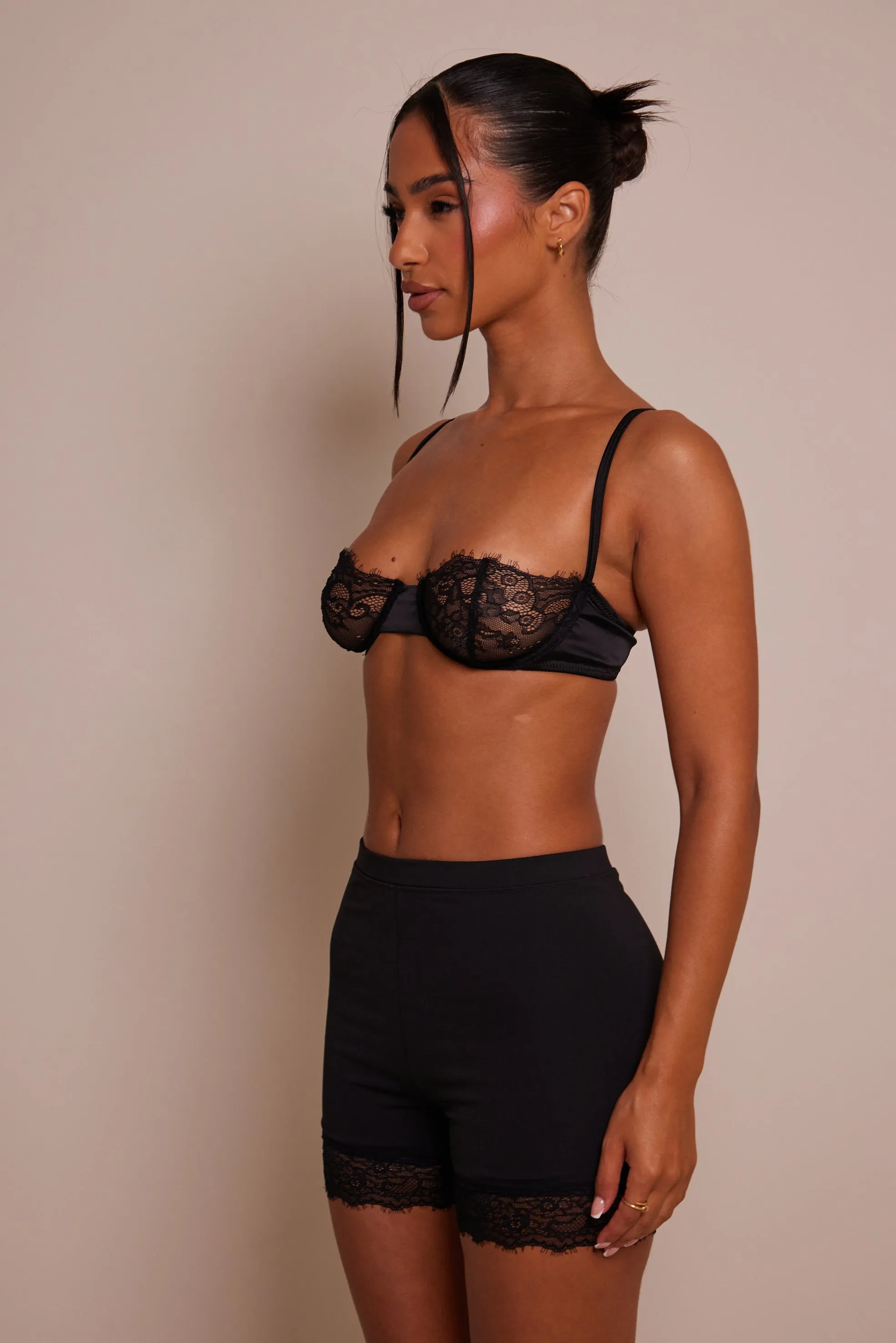 Little Black Lace Set