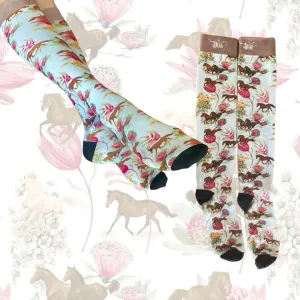 Long Riding Socks in Ponies & Native Designs.