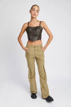 Low Waist Cargo Pants