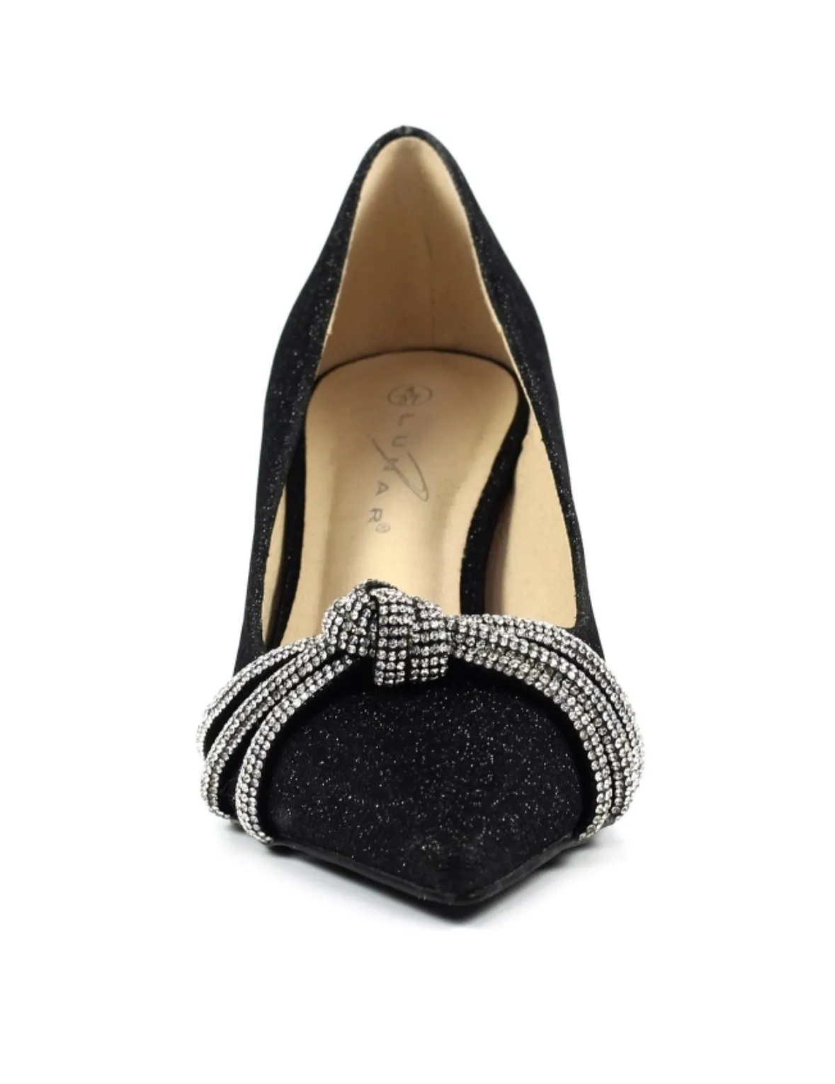 Lunar Kalina Ladies Diamante Trim Court Shoe